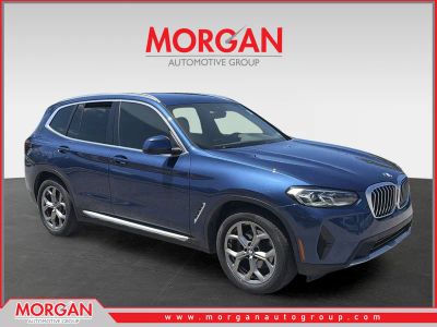 2022 BMW X3 sDrive30i in Blue — front three-quarter view