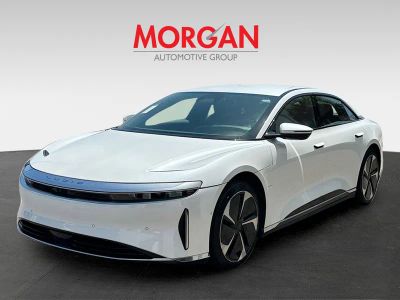 2023 Lucid Air — rear three-quarter view