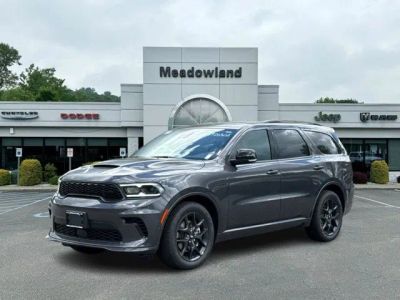 2026 Dodge Durango GT Premium HEMI V8 in Vapor Gray Exterior Paint — front three-quarter view