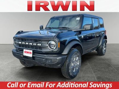 2026 Ford Bronco Big Bend in Black — front three-quarter view