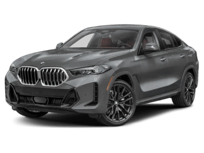 2026 BMW X6 xDrive40i in Dravit Grey Metallic — front three-quarter view