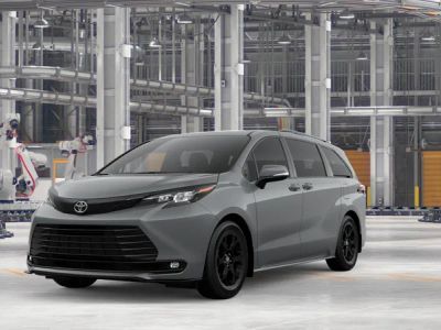 2026 Toyota Sienna Woodland Edition in Cement — front three-quarter view