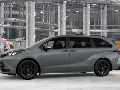 2026 Toyota Sienna — rear three-quarter view