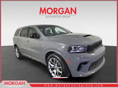 2026 Dodge Durango GT HEMI V8 in Gray — front three-quarter view