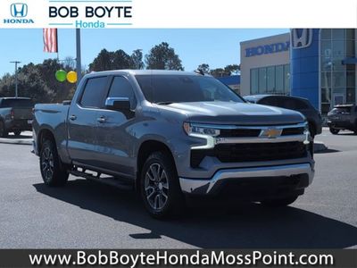 2023 Chevrolet Silverado 1500 LT in Sterling Gray Metallic — front three-quarter view