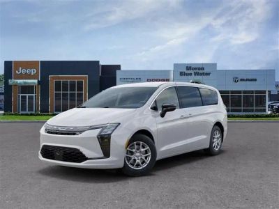 2027 Chrysler Pacifica PACIFICA SELECT in Bright White Clear-Coat Exterior Paint — front three-quarter view