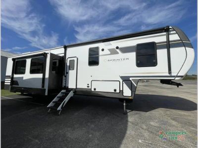 2027 Keystone RV Sprinter in White — front three-quarter view