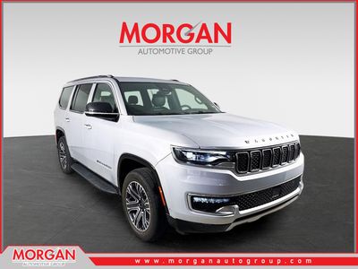 2024 Jeep Wagoneer Series II in Silver Zynith — front three-quarter view