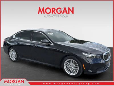 2024 BMW 5 Series 530i in Black — front three-quarter view