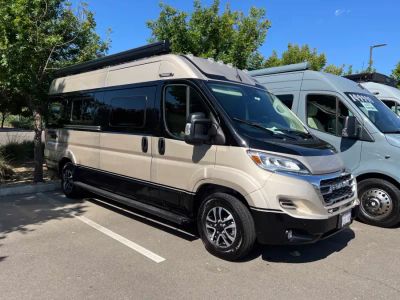 2025 Winnebago TRAVATO — front three-quarter view