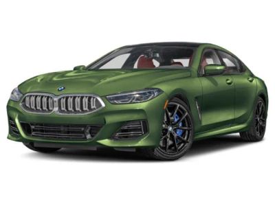 2026 BMW 8 Series 840i in San Remo Green Metallic — front three-quarter view