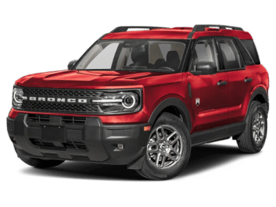 2026 Ford Bronco Sport Big Bend in Red — front three-quarter view