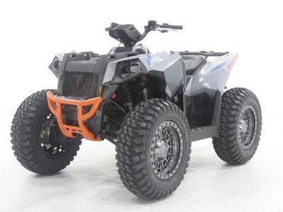 2025 Polaris Scrambler 850 — rear three-quarter view
