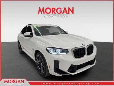 2023 BMW X4 M Base in White — front three-quarter view