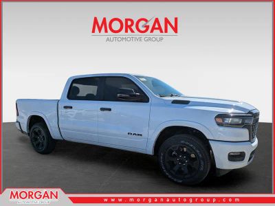 2026 Ram 1500 Big Horn/Lone Star in White — front three-quarter view