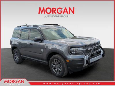 2025 Ford Bronco Sport Big Bend in Gray — front three-quarter view