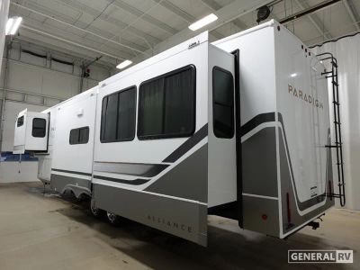 2026 Alliance RV Paradigm — rear three-quarter view
