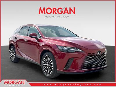 2026 Lexus RX 350 Premium+ in Matador Red — front three-quarter view