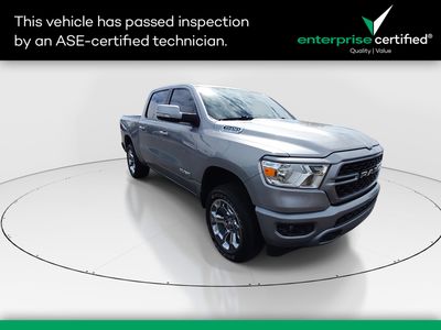 2022 Ram 1500 Big Horn 4x4 Crew Cab 5'7" Box — front three-quarter view