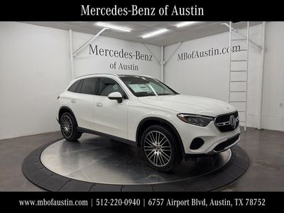 2026 Mercedes-Benz GLC 300 in White — front three-quarter view