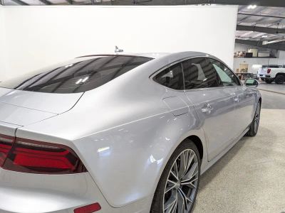 2016 Audi A7 — rear three-quarter view