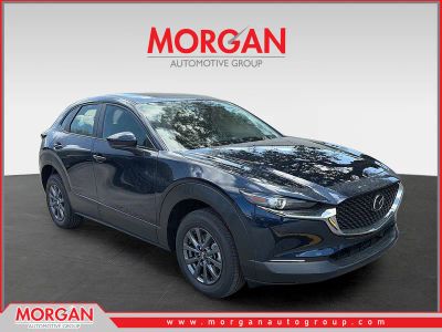 2026 Mazda CX-30 2.5 S in Deep Crystal Blue Mica — front three-quarter view