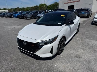 2024 Nissan Sentra SR in White — front three-quarter view