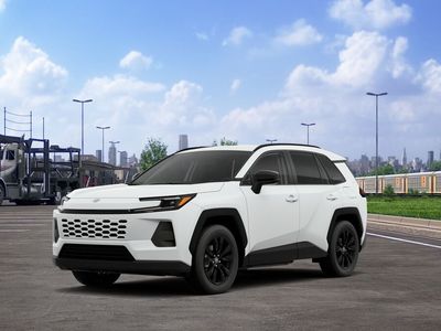 2026 Toyota RAV4 XLE Premium in Ice Cap — front three-quarter view