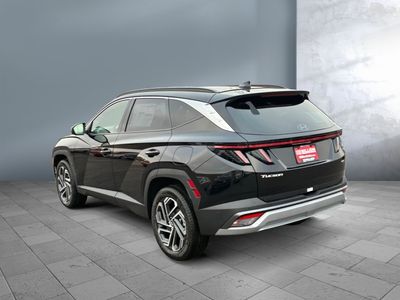 2026 Hyundai Tucson — rear three-quarter view