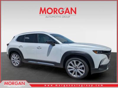 2026 Mazda CX-50 2.5 Turbo in Wind Chill Pearl — front three-quarter view