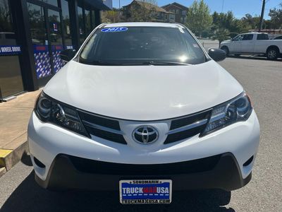 2015 Toyota RAV4 — rear three-quarter view