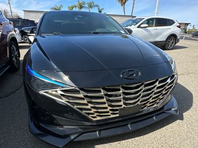 2023 Hyundai Elantra — engine compartment view