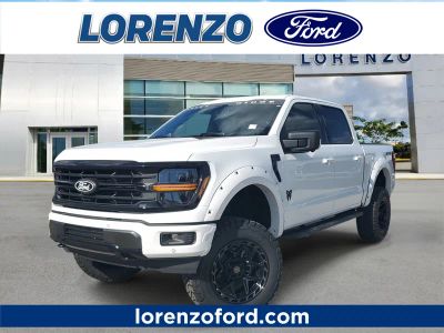 2026 Ford F-150 XLT in Oxford White — front three-quarter view