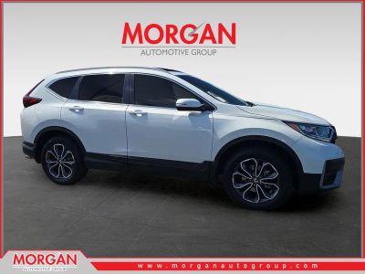 2020 Honda CR-V EX-L in White — front three-quarter view