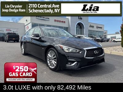 2018 INFINITI Q50 3.0t LUXE — side profile view