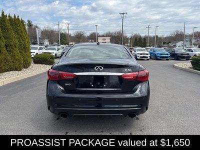 2018 INFINITI Q50 3.0t LUXE — engine compartment view