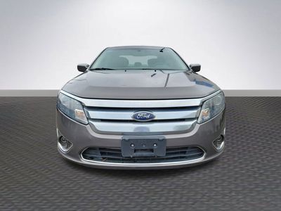2012 Ford Fusion — rear three-quarter view