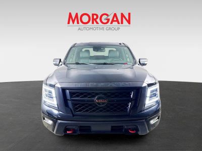 2020 Nissan Titan — rear three-quarter view