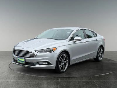 2017 Ford Fusion — rear three-quarter view