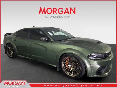 2021 Dodge Charger SRT Hellcat Redeye Widebody in Green — front three-quarter view