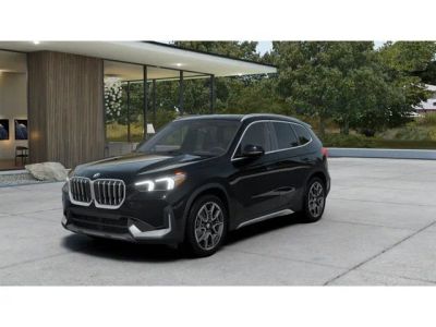 2027 BMW X1 Base in Black Sapphire Metallic — front three-quarter view