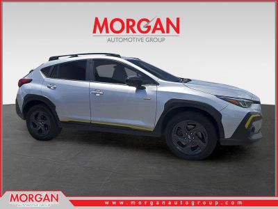 2024 Subaru Crosstrek Sport in Silver — front three-quarter view