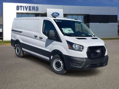 2026 Ford Transit Commercial Cargo Van in Oxford White — front three-quarter view