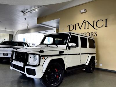 2015 Mercedes-Benz G-Class in White — front three-quarter view