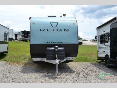 2026 Keystone RV Reign — rear three-quarter view