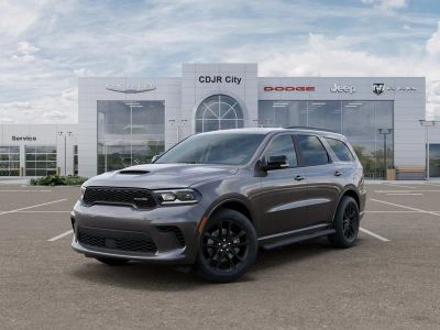 2026 Dodge Durango DURANGO GT PLUS AWD in Vapor Gray Exterior Paint — front three-quarter view