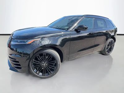 2026 Land Rover Range Rover Velar Dynamic SE in Santorini Black — front three-quarter view
