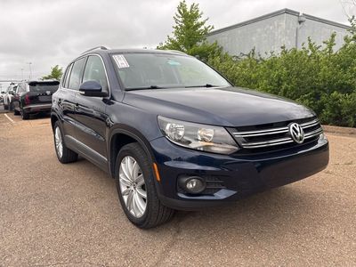2012 Volkswagen Tiguan — rear three-quarter view