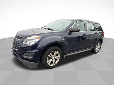 2017 Chevrolet Equinox LS in Blue Velvet Metallic — front three-quarter view