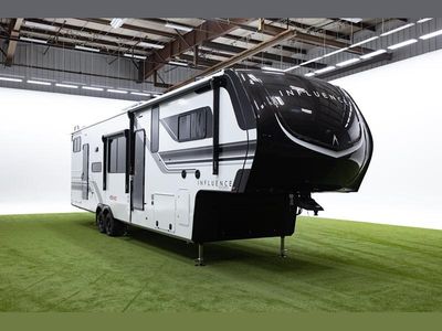 2027 Grand Design Influence — front three-quarter view
